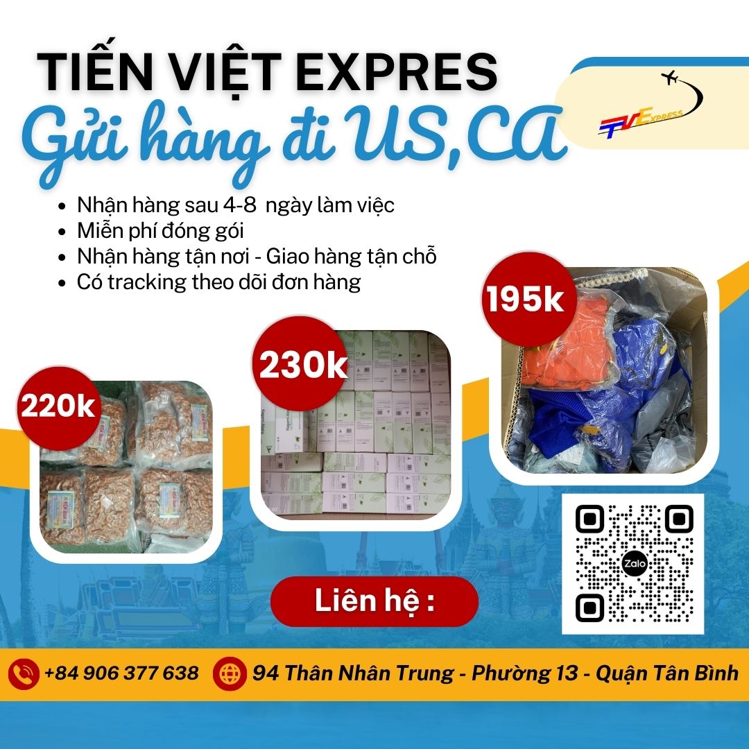 Gửi hàng đi Mỹ, Canada